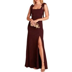 Birdy Grey ALEX Crepe Convertible Dress Cabernet - Small